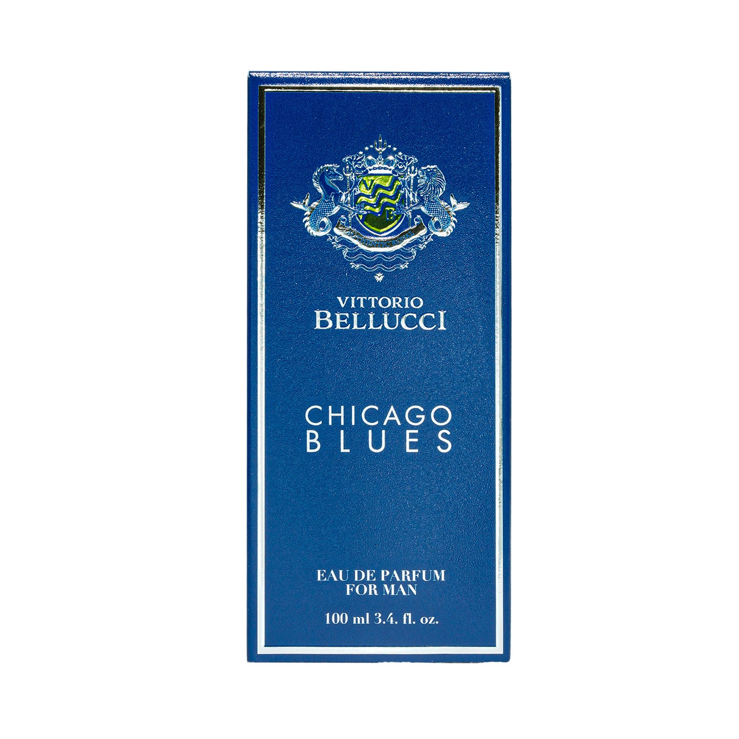 VITTORIO BELLUCCI EXCLUSIVE PERFUME CHICAGO BLUES EAU DE PARFUM FOR HIM 100ML 3.4FL OZ