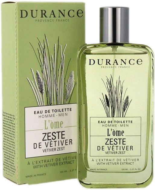 Durance Vetiver Zest with Vetiver Extract eau de toilette 100 ml 3.4floz  3287570620426