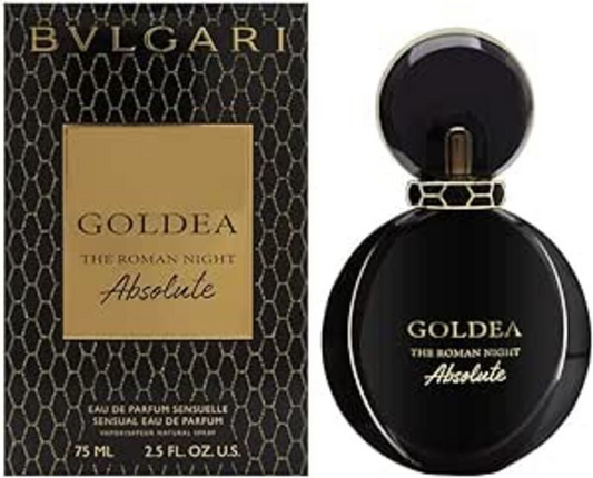 Bvlgari Goldea the Roman Night Absolute 75 ML Eau De Parfum natural spray