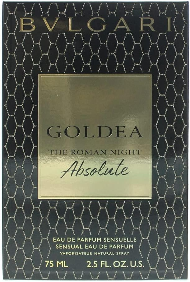 Bvlgari Goldea the Roman Night Absolute 75 ML Eau De Parfum natural spray