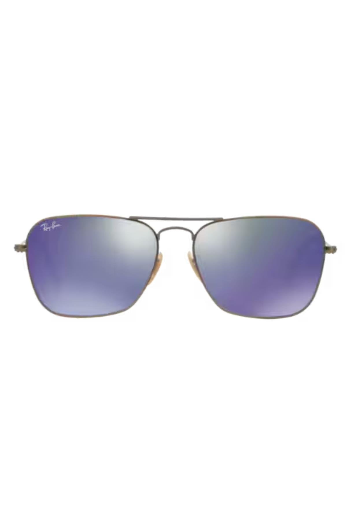 RAY-BAN UNISEX SUNGLASSES RB 3136 CARAVAN 167/1M  58 metal frame Gender Unisex